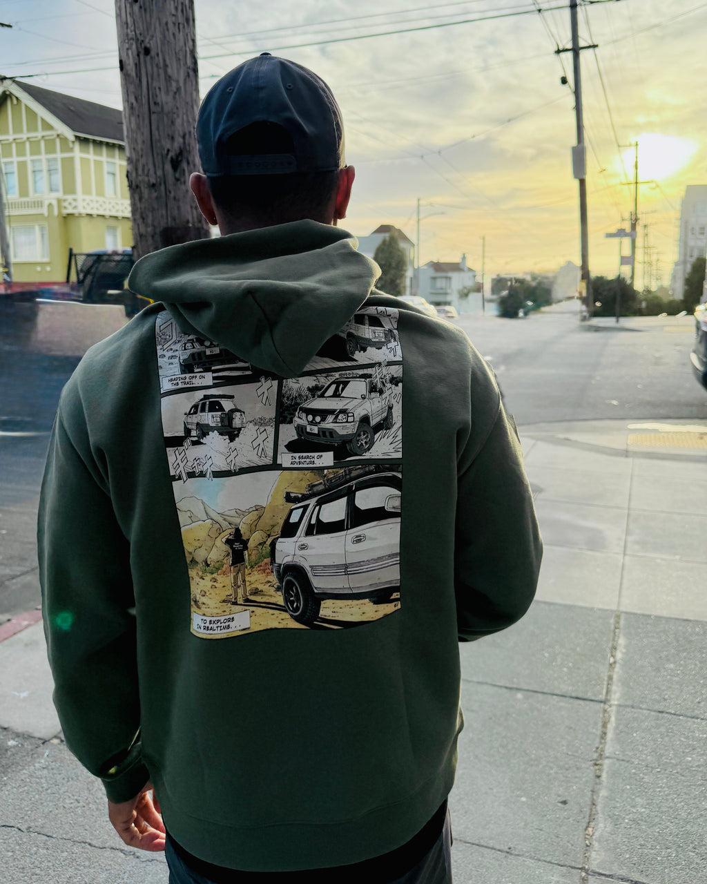 Explore in Realtime - Unisex oversized hoodie